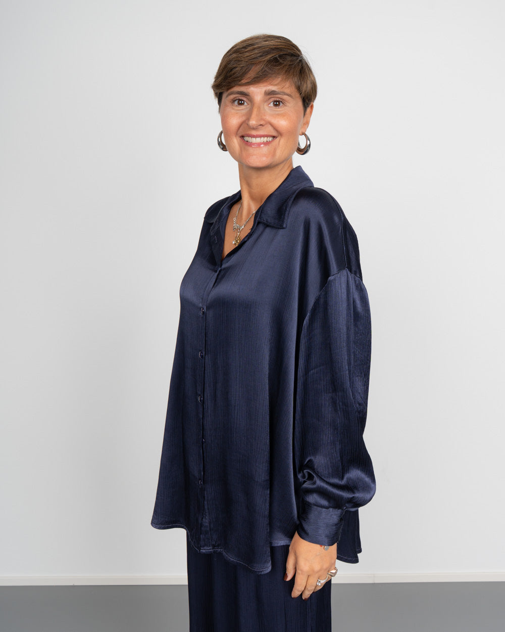 CAMICIA BIANCA BLU