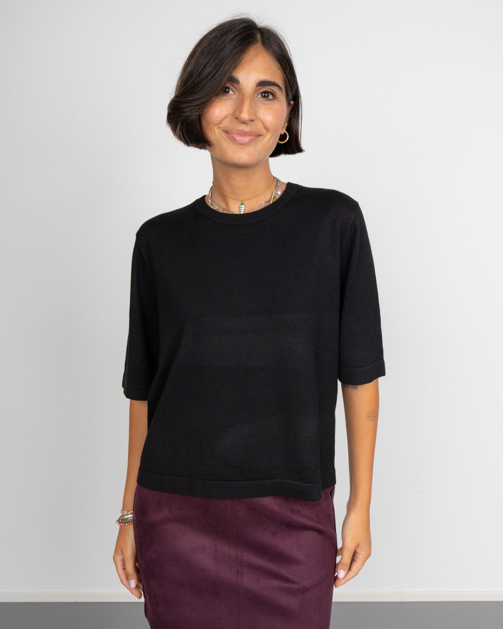 MAGLIONE SILJE NERO