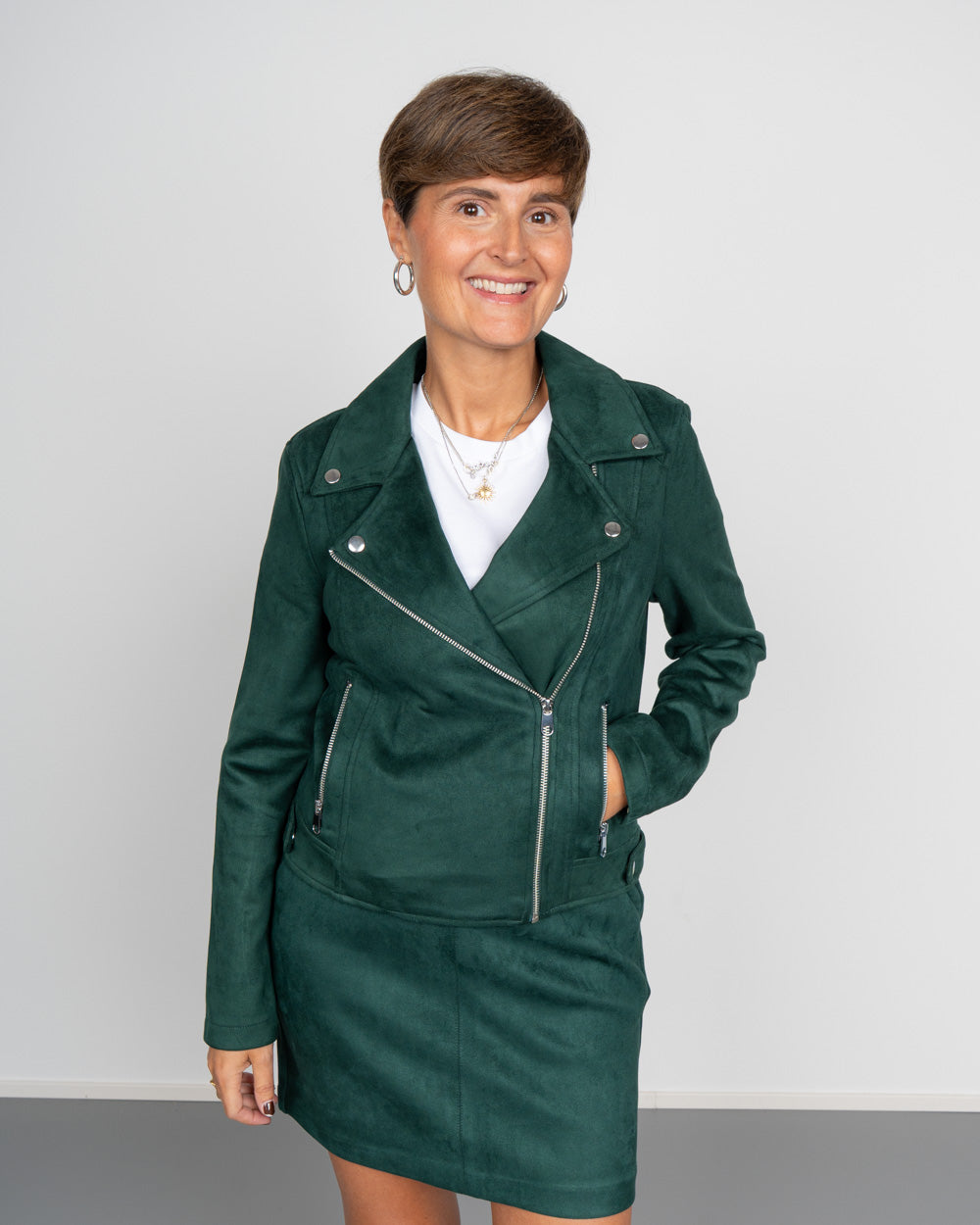 GIUBBINO VMJOSE JACKET VERDE BOSCO
