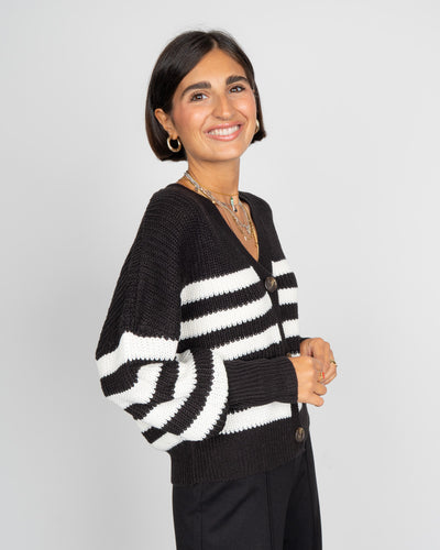 CARDIGAN LEA NERO