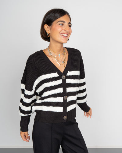 CARDIGAN LEA NERO