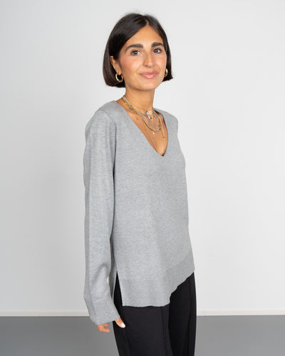 MAGLIONE SILJE LS GRIGIO MEDIO