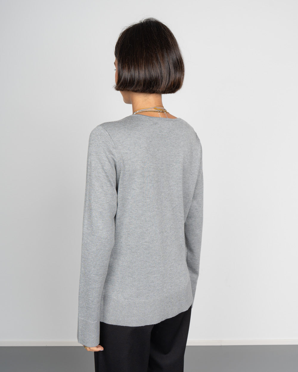MAGLIONE SILJE LS GRIGIO MEDIO