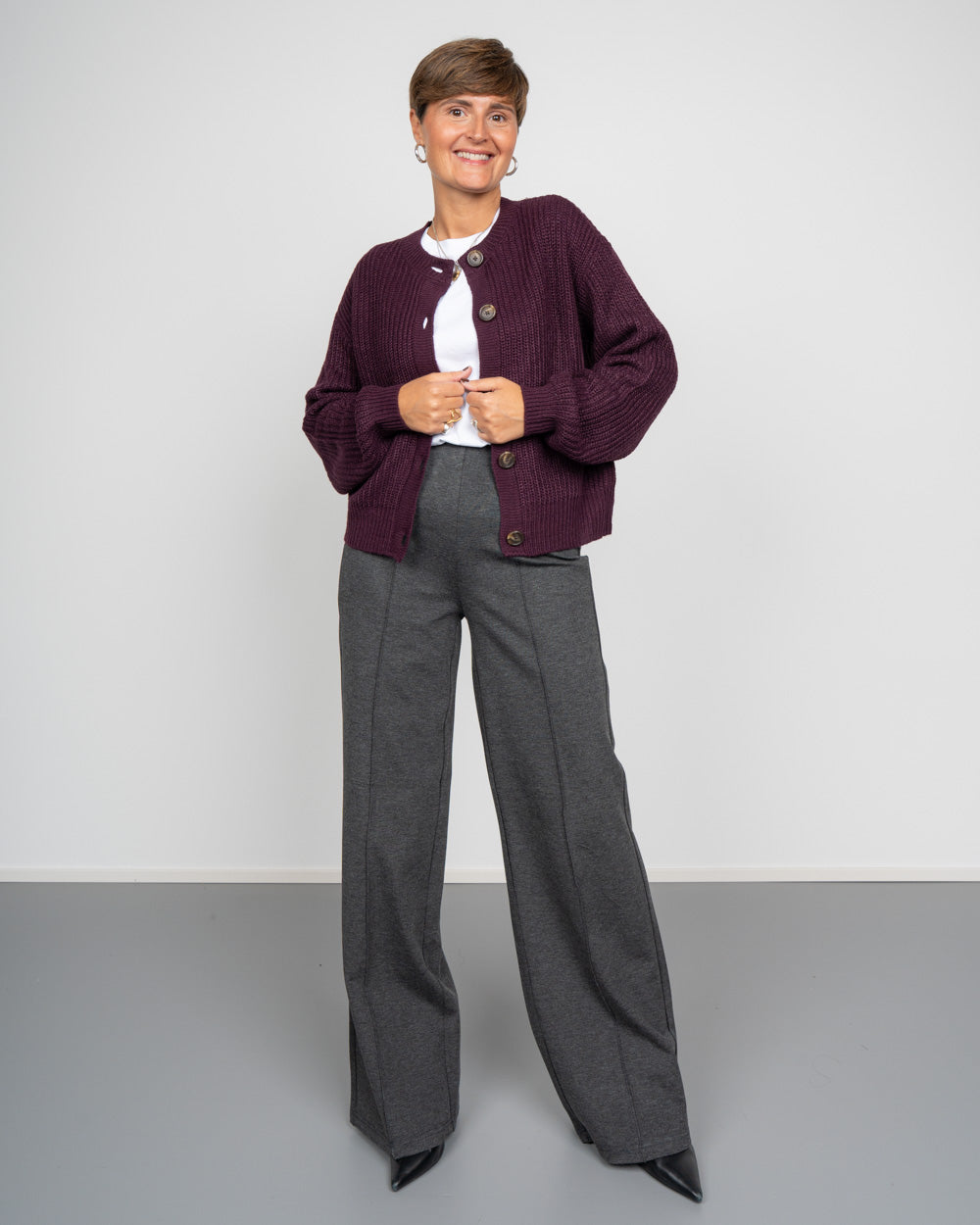 PANTALONE EVA GRIGIO SCURO
