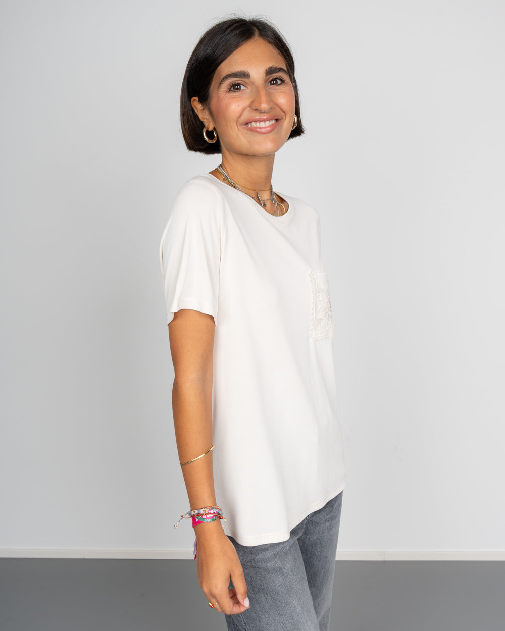 T-SHIRT FACY BEIGE