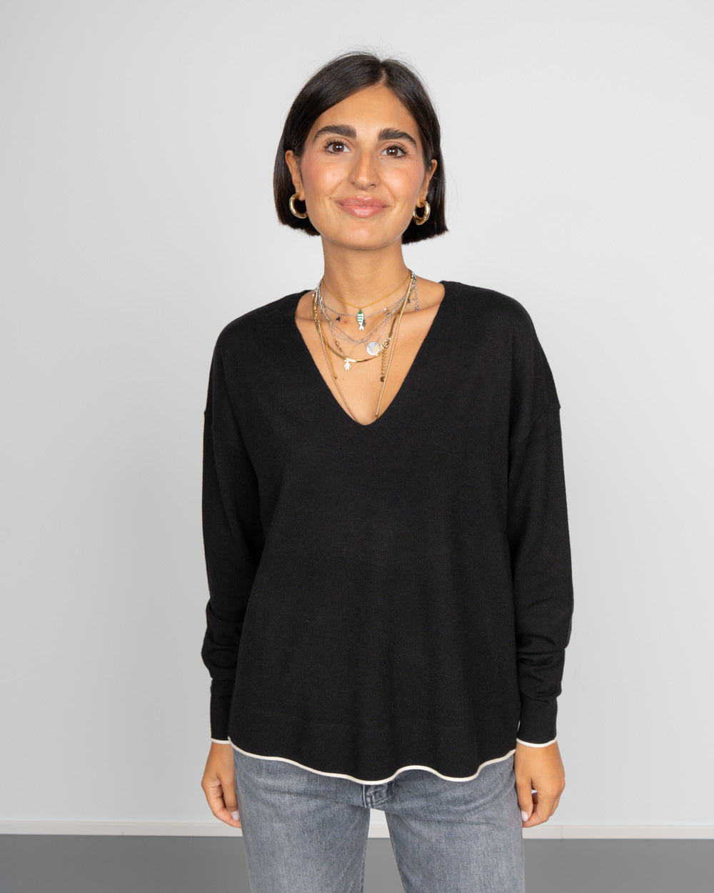 MAGLIONE BREEZE NERO