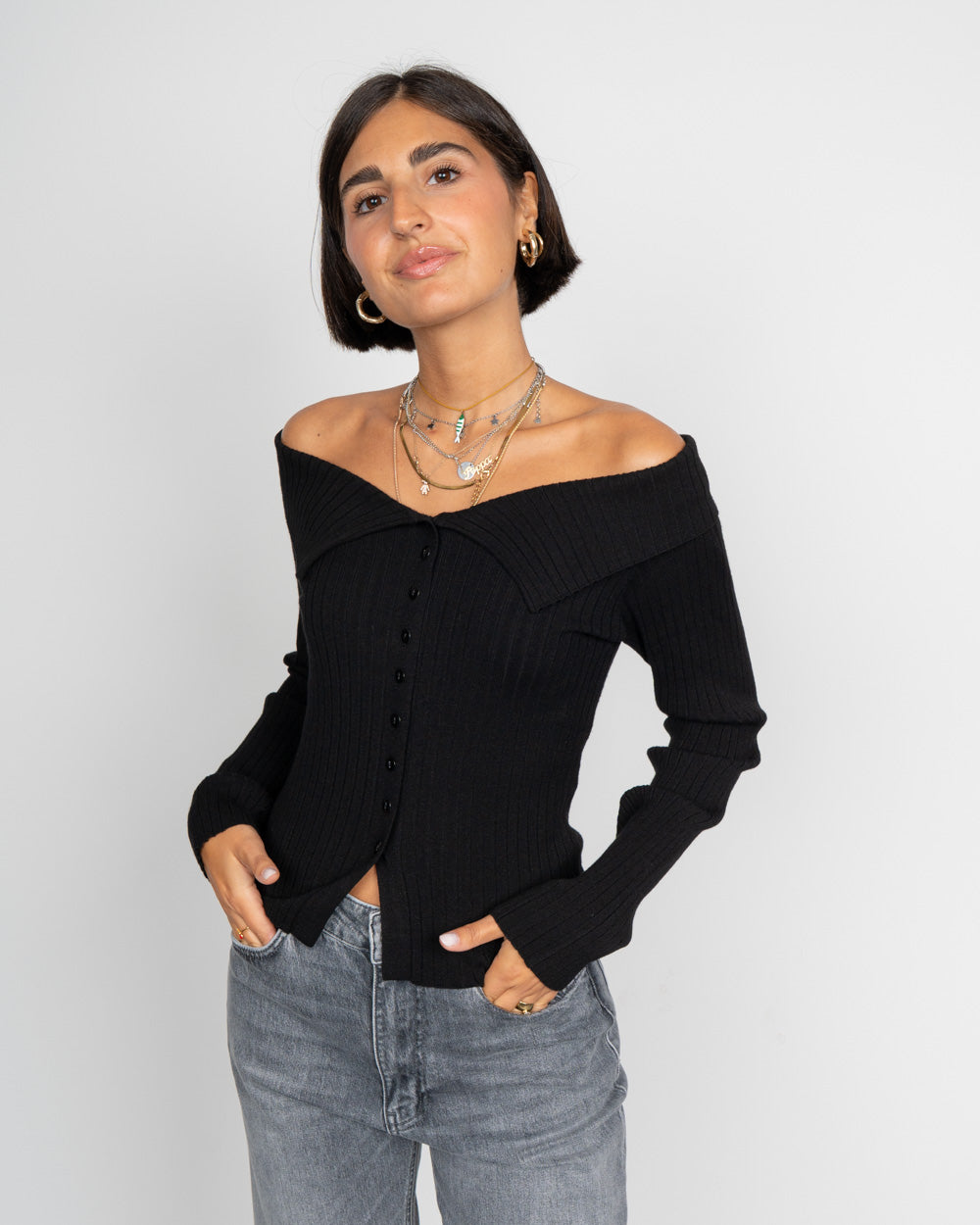 MAGLIONE SIA NERO