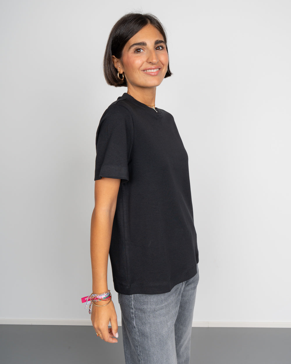 T-SHIRT NAIMA NERO