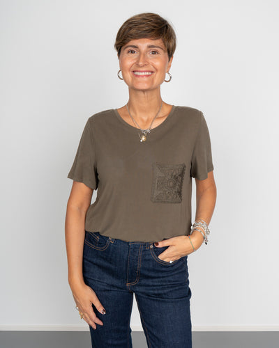 T-SHIRT FACY VERDE MILITARE