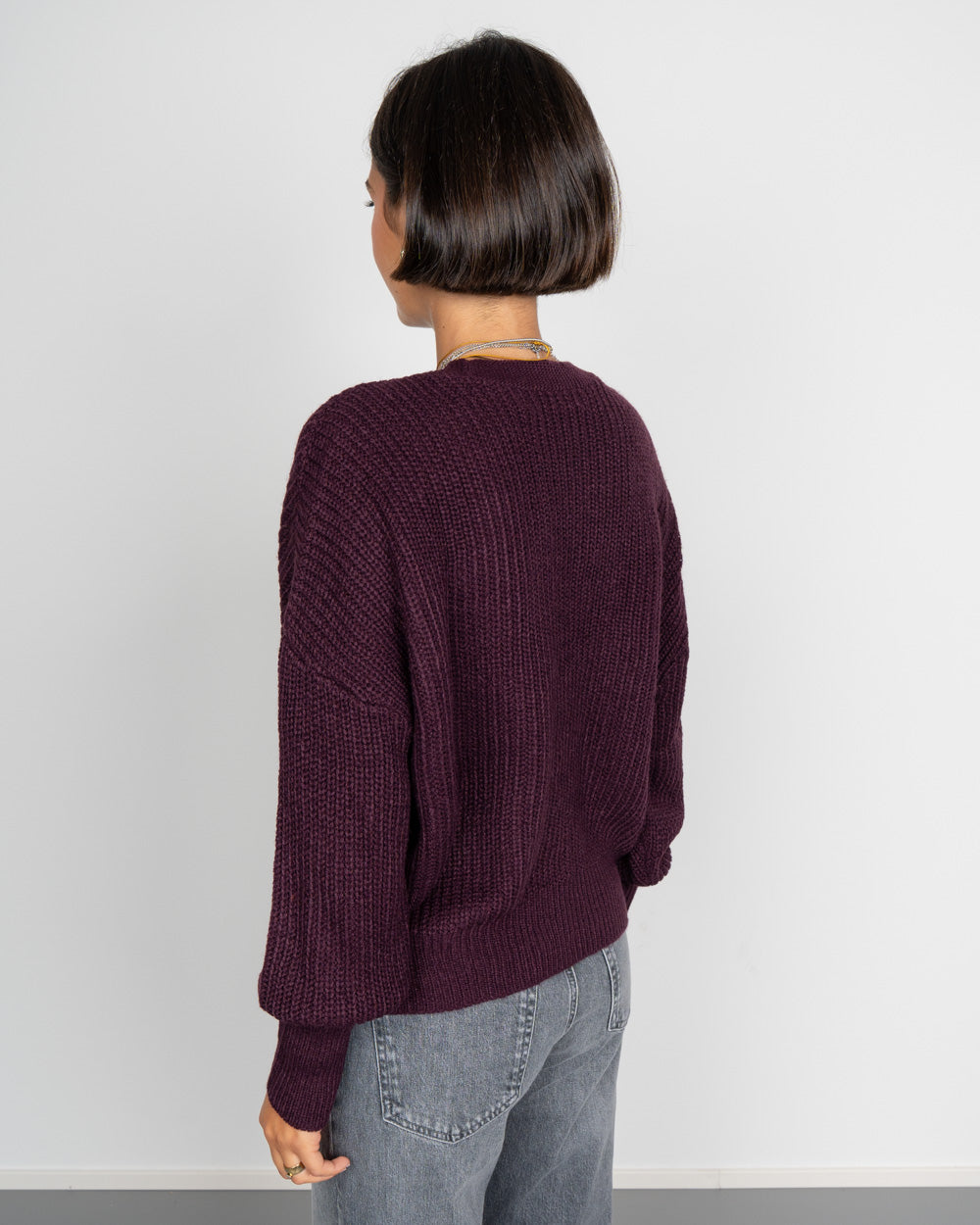 CARDIGAN LEA VINO