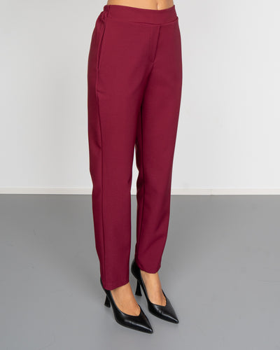 PANTALONE DELIA BORDEAUX