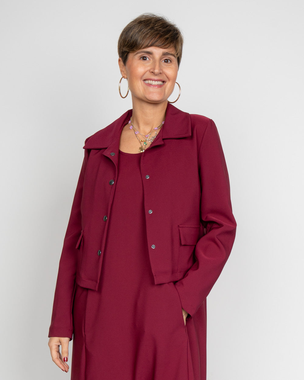GIACCA DORA BORDEAUX