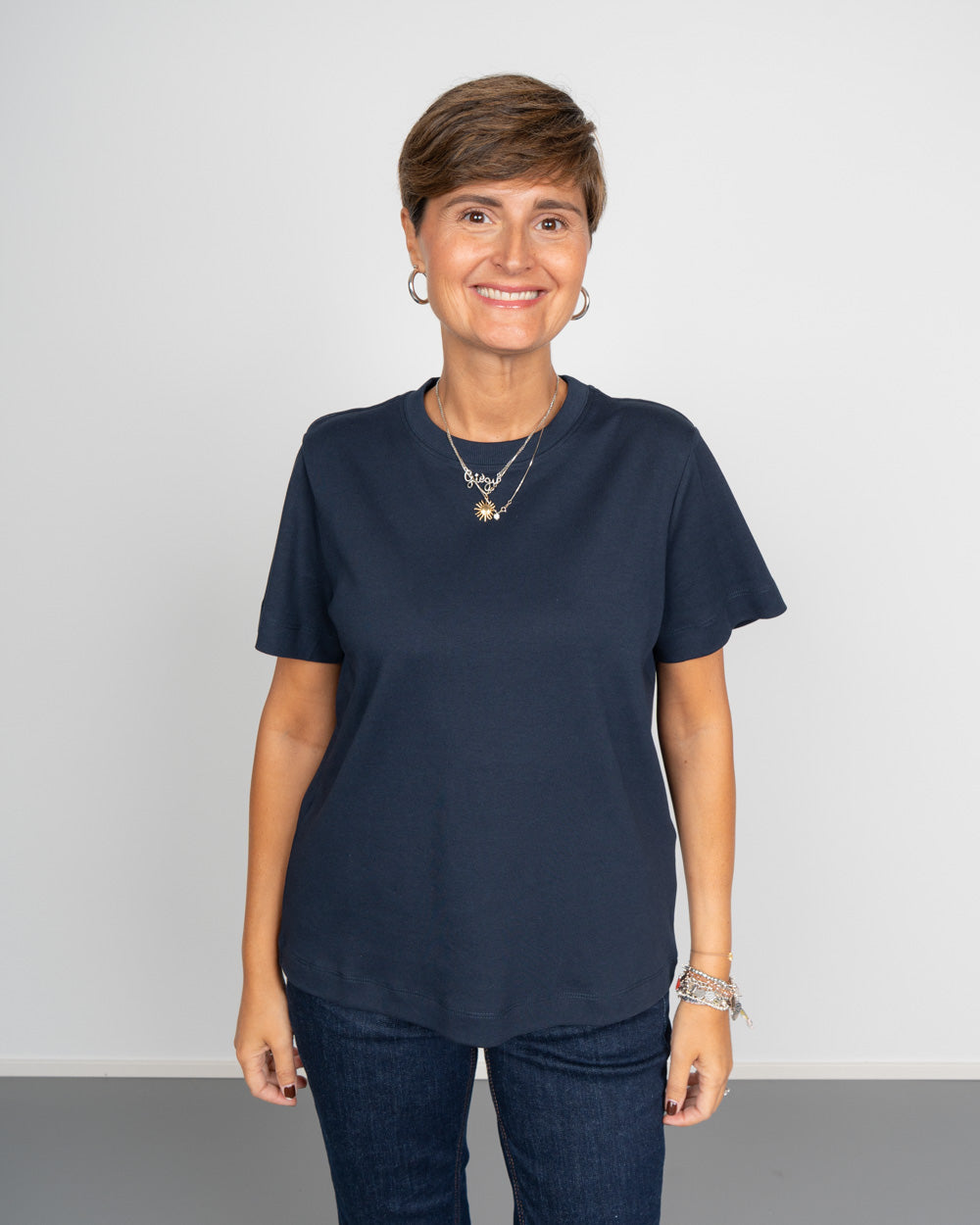 T-SHIRT NAIMA BLU
