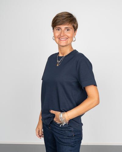 T-SHIRT NAIMA BLU