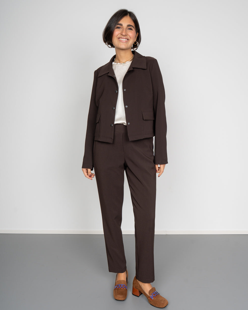 PANTALONE DELIA CIOCCOLATO