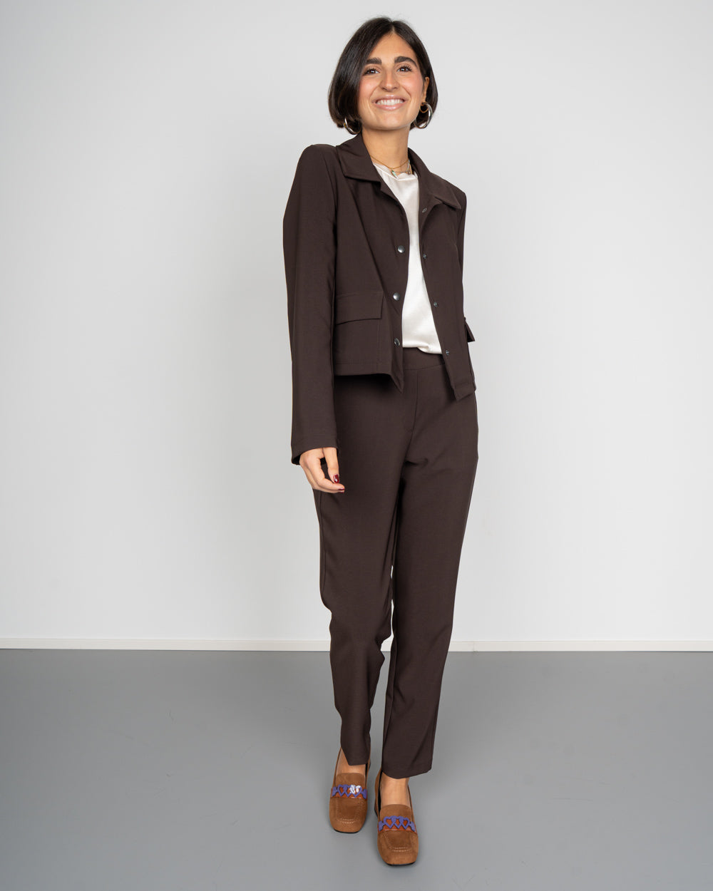 PANTALONE DELIA CIOCCOLATO