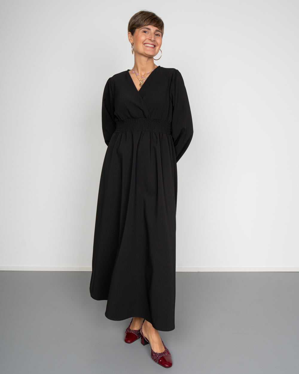 VESTITO DAFNE NERO