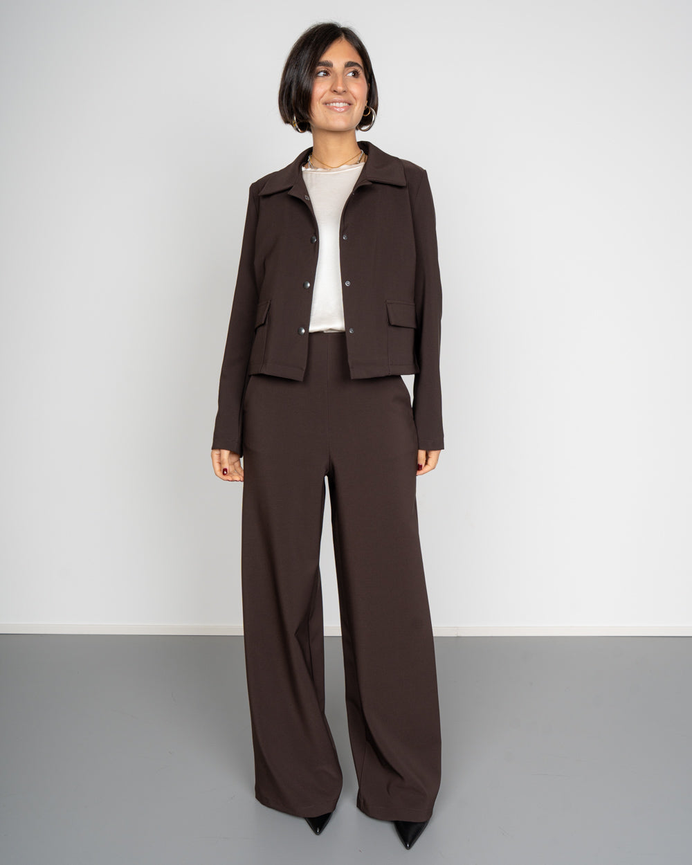 PANTALONE DENISE CIOCCOLATO