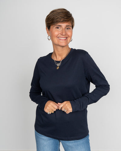 T-SHIRT PAULINA BLU NOTTE