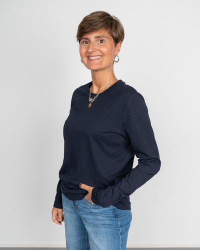 T-SHIRT PAULINA BLU NOTTE