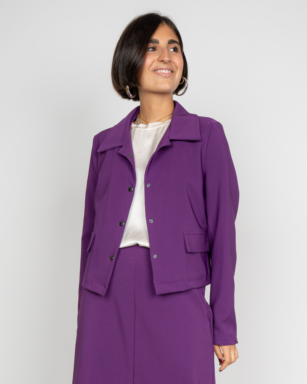 GIACCA DORA VIOLA