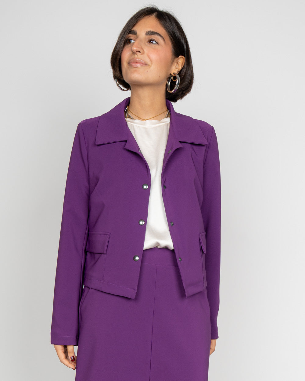 GIACCA DORA VIOLA