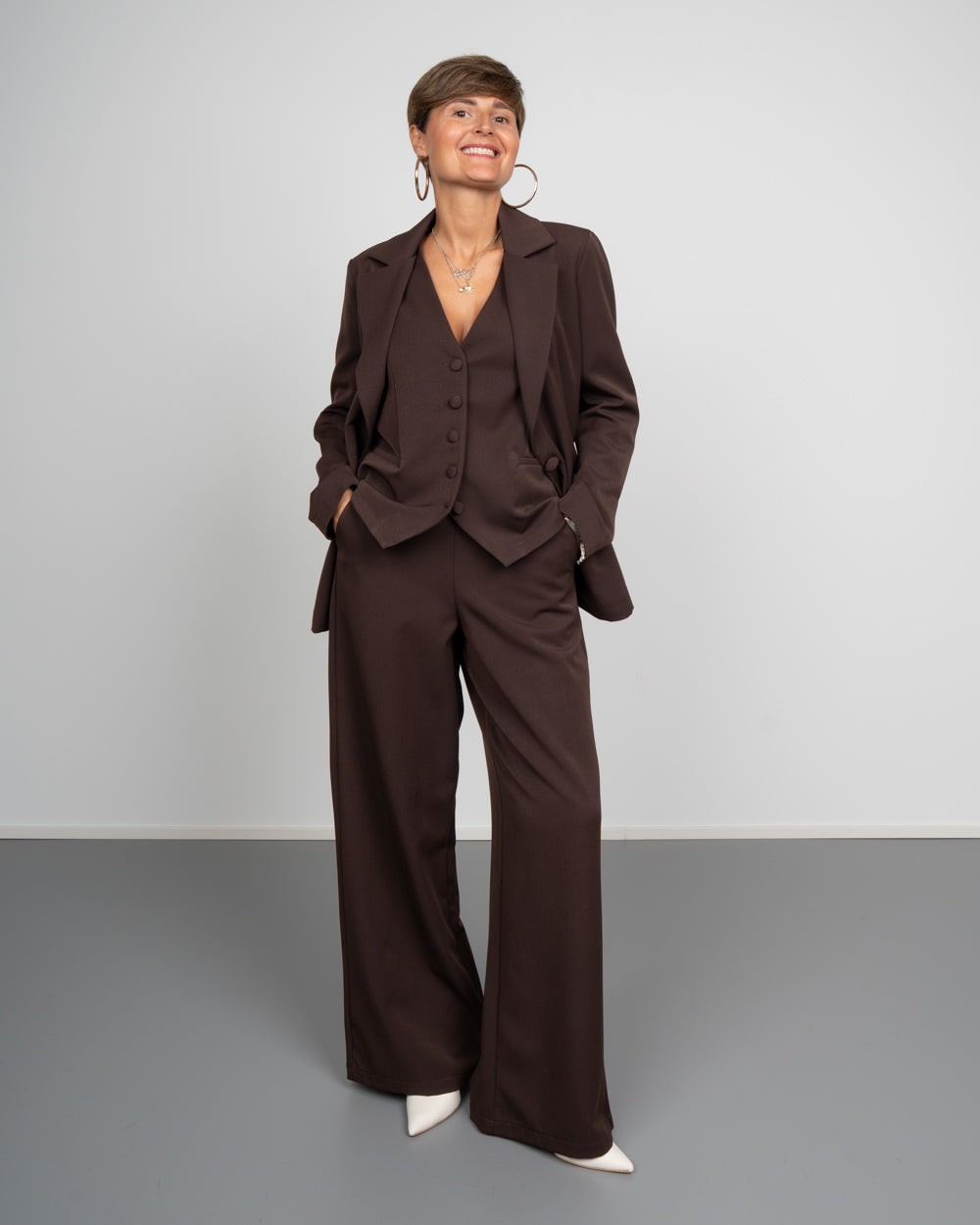 PANTALONE VICKY CIOCCOLATO