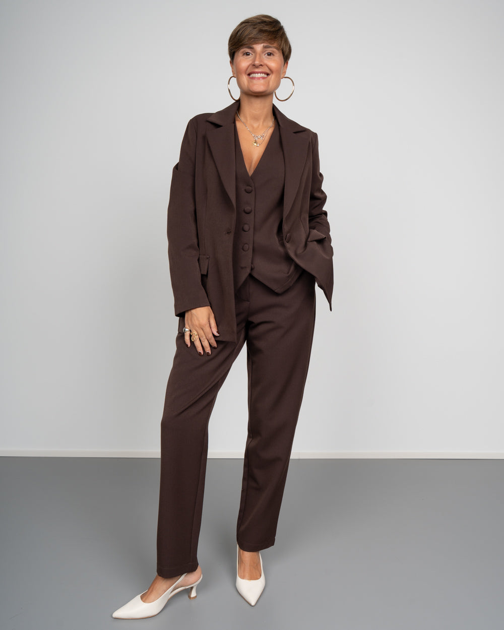 PANTALONE MARY CIOCCOLATO