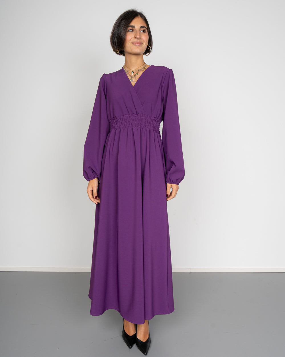VESTITO DAFNE VIOLA