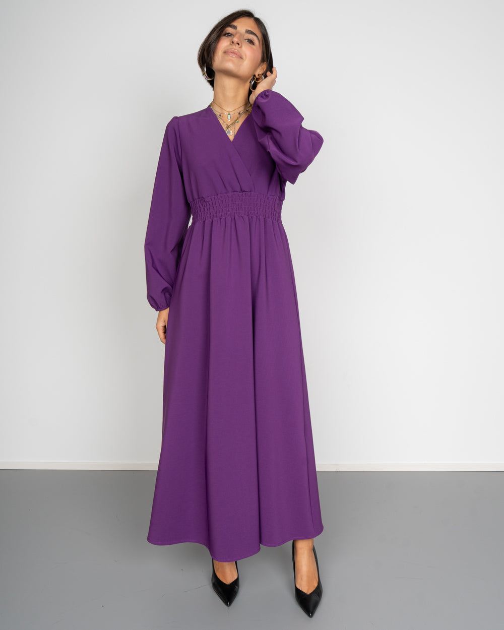 VESTITO DAFNE VIOLA