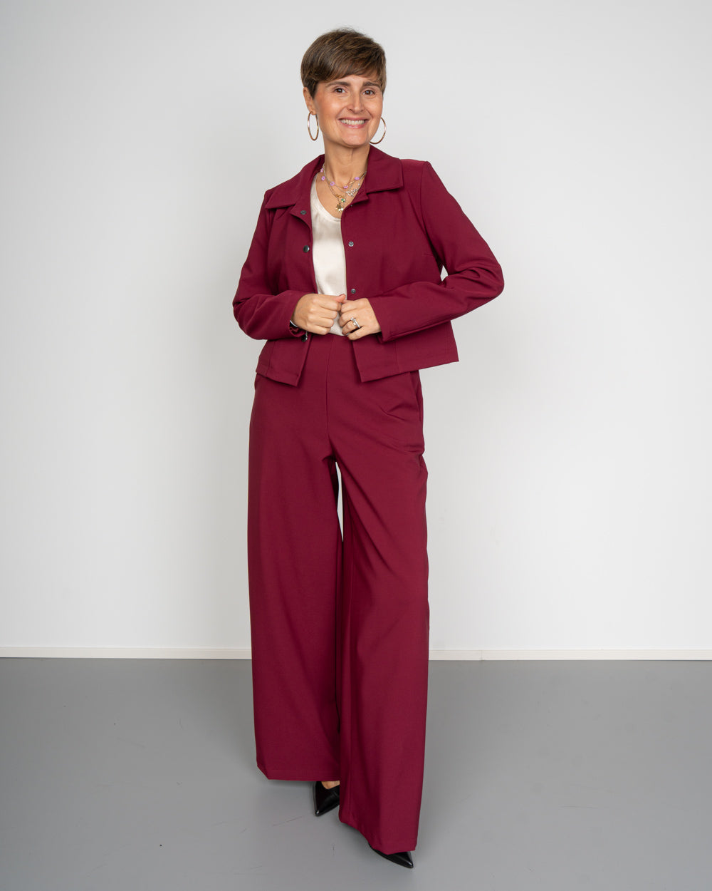 PANTALONE DENISE BORDEAUX