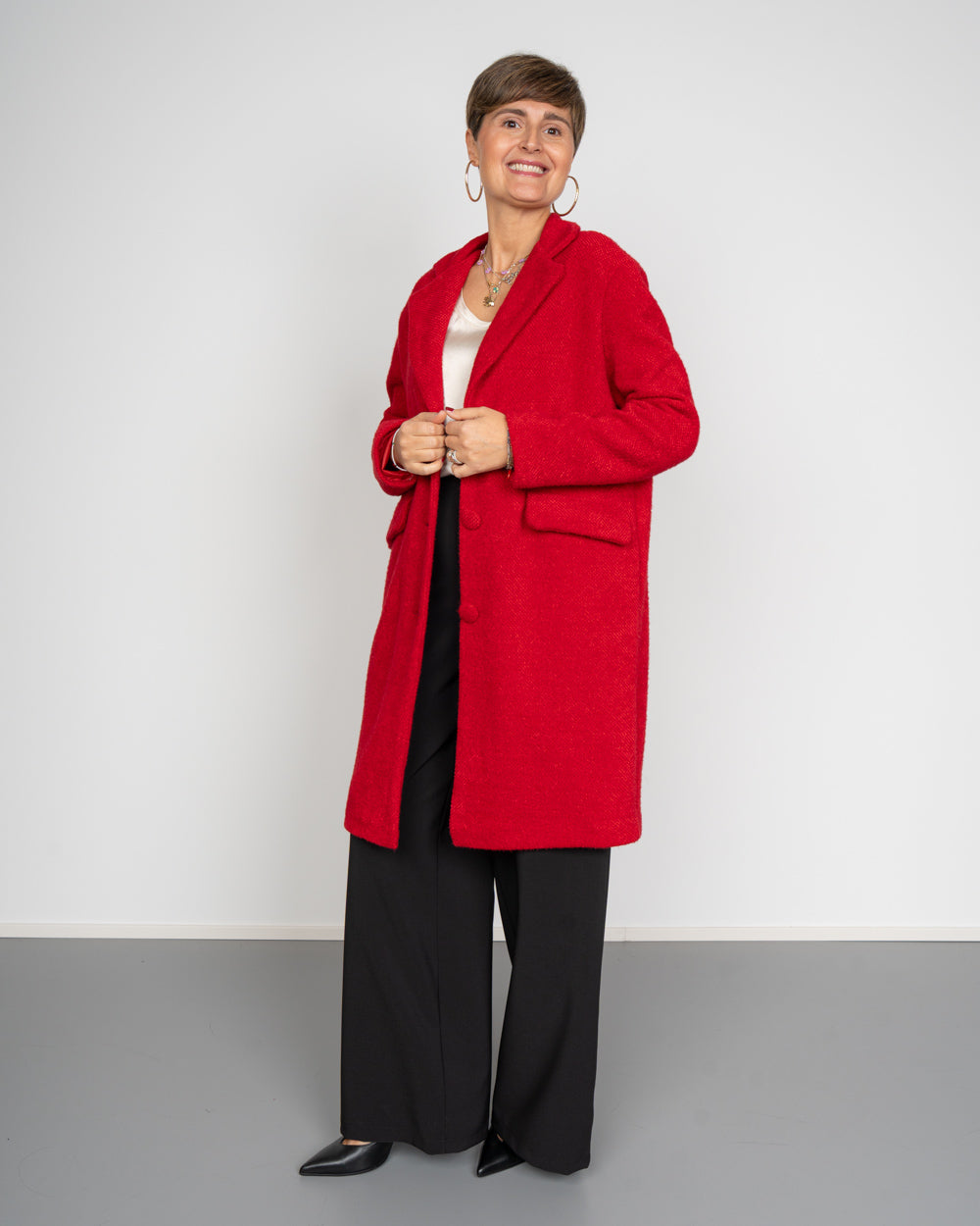 CAPPOTTO SONIA ROSSO