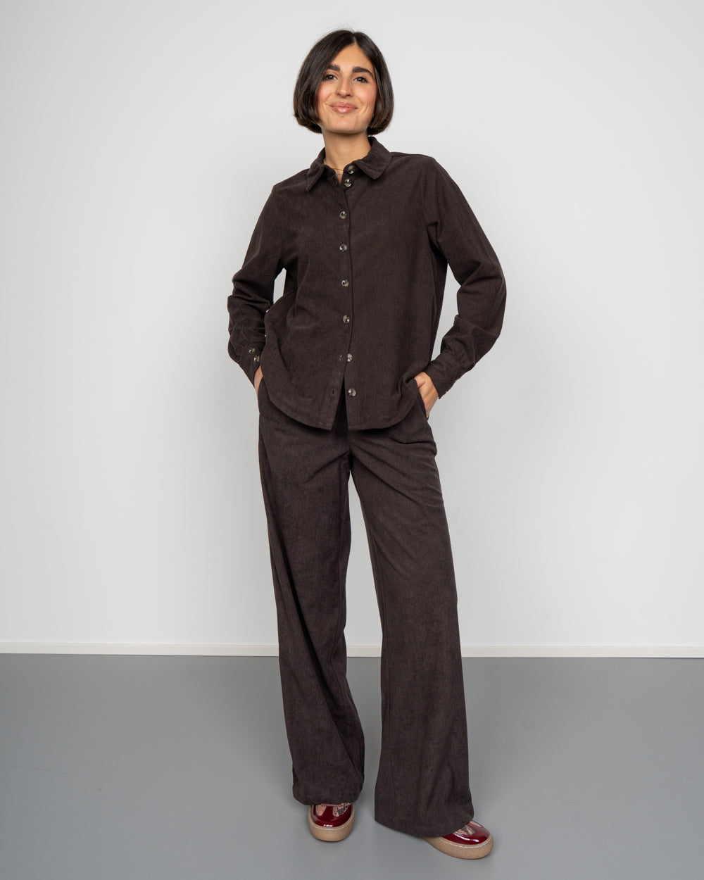 PANTALONE ELLY CIOCCOLATO