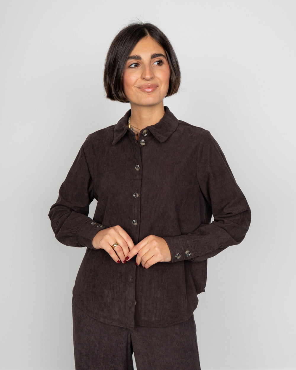 CAMICIA ELLY CIOCCOLATO