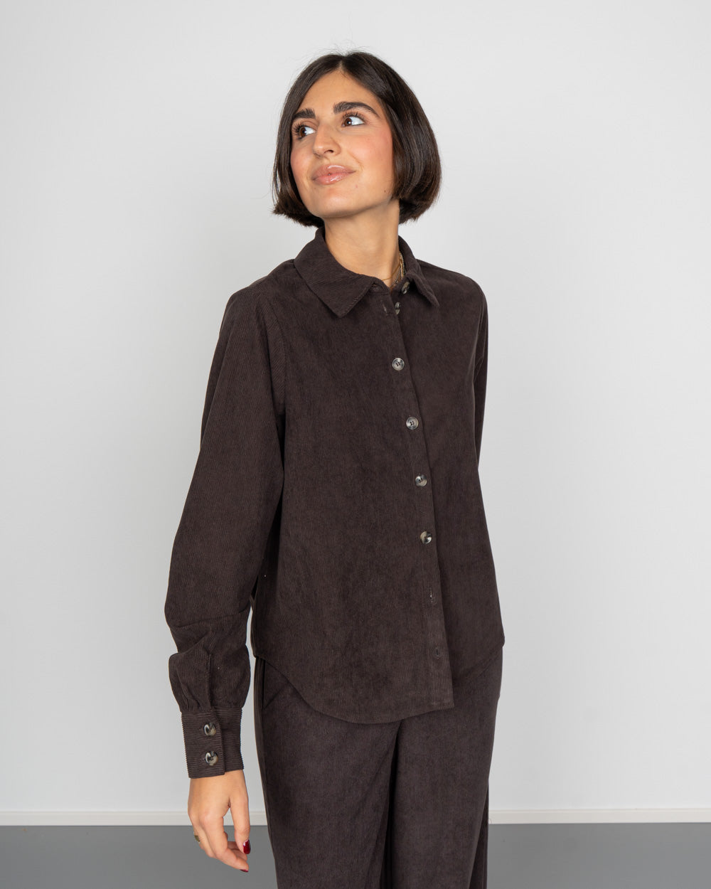 CAMICIA ELLY CIOCCOLATO