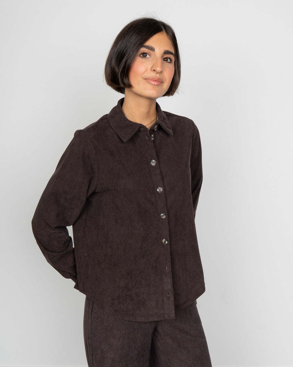 CAMICIA ELLY CIOCCOLATO