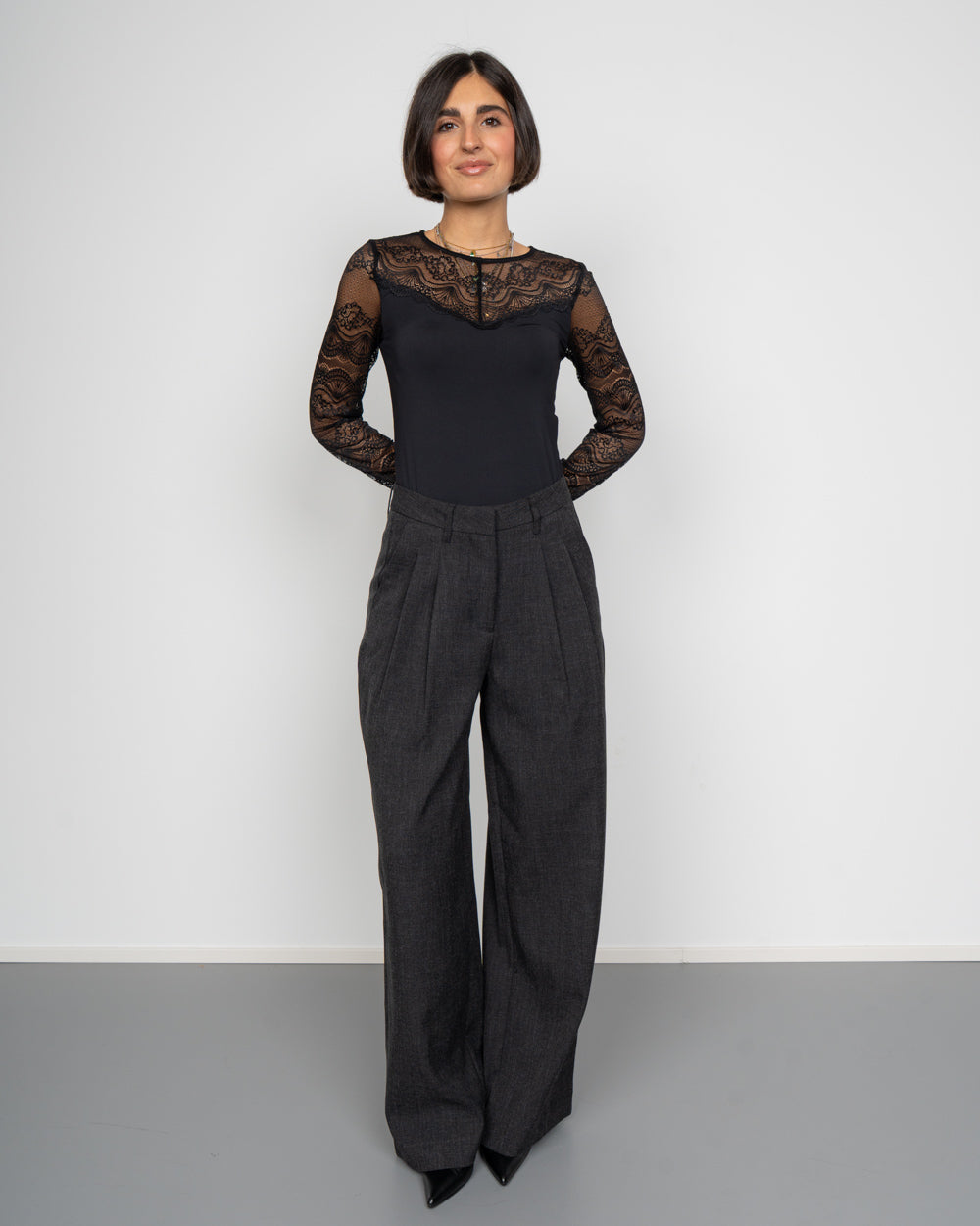 PANTALONE BESTIE GRIGIO SCURO