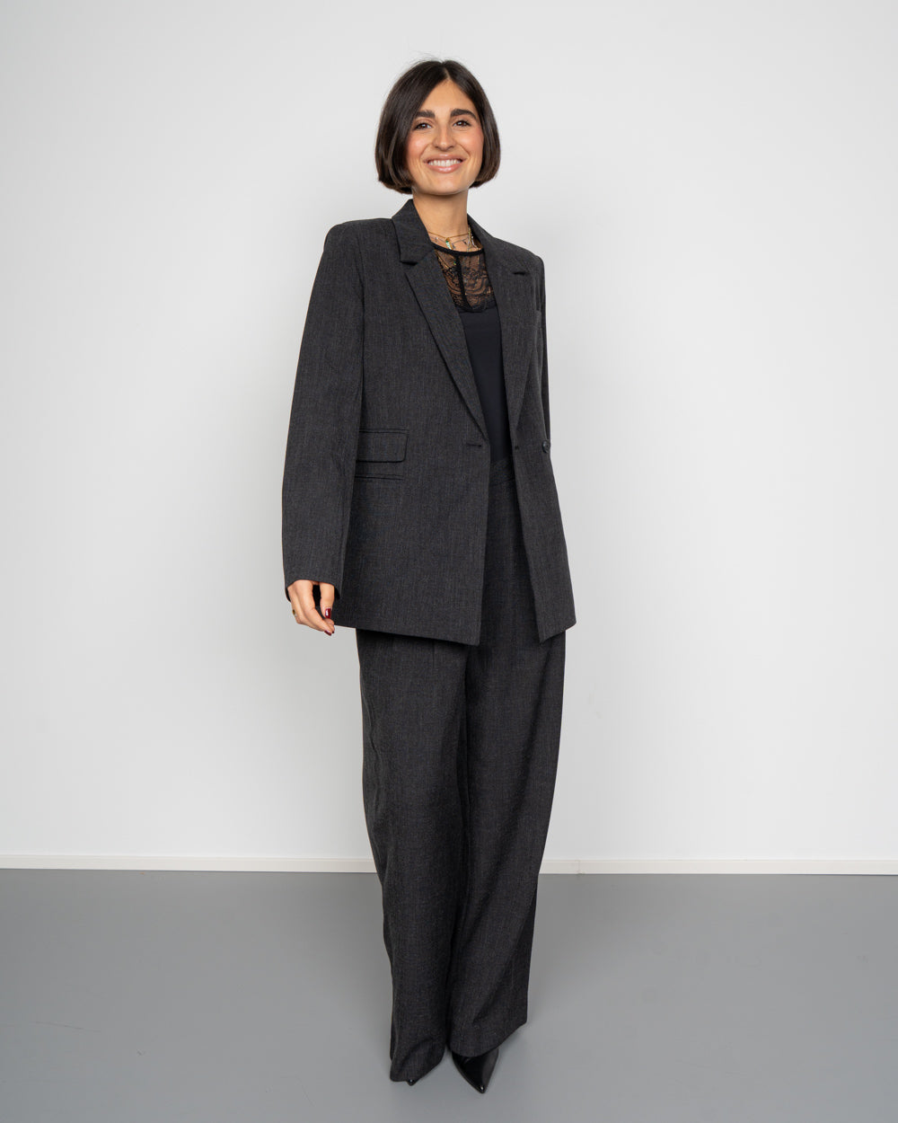 GIACCA BESTIE GRIGIO SCURO