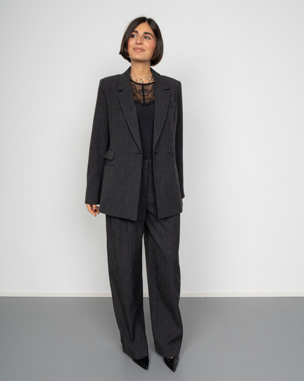 PANTALONE BESTIE GRIGIO SCURO