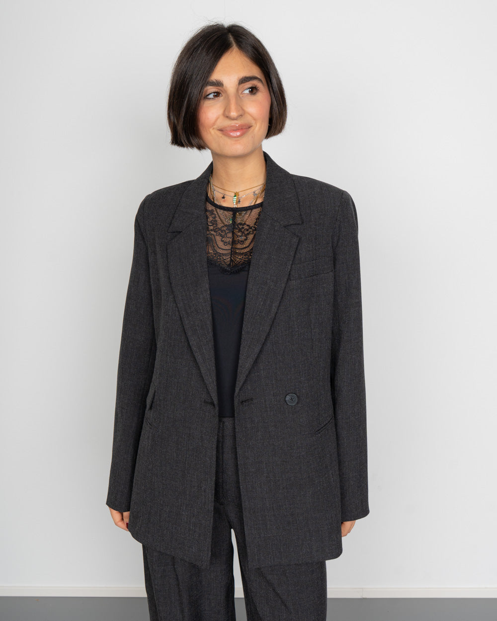 GIACCA BESTIE GRIGIO SCURO