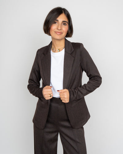 GIACCA KATE NERO/MARRONE