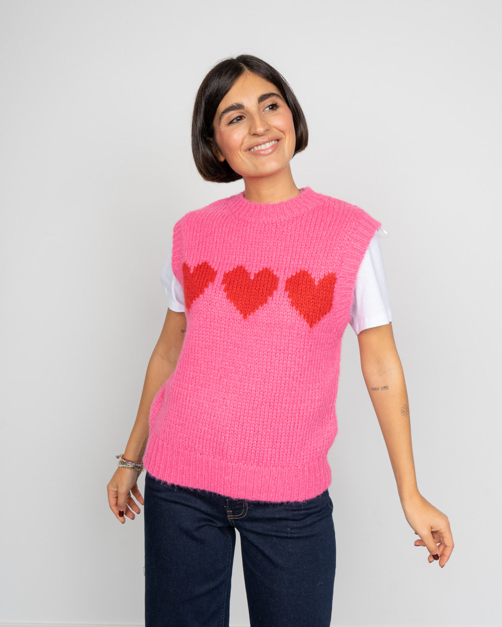 GILET JOVE ROSA