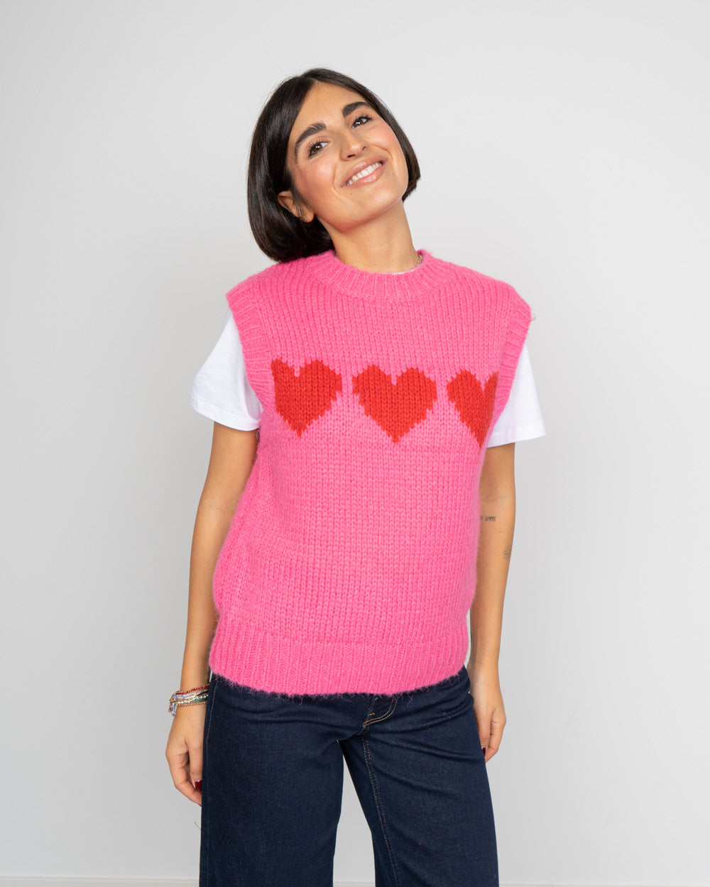 GILET JOVE ROSA