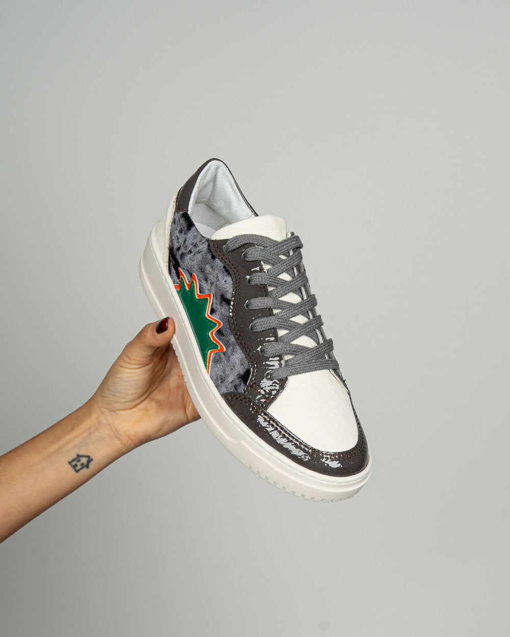 SNEAKER AMANDA GRIGIO