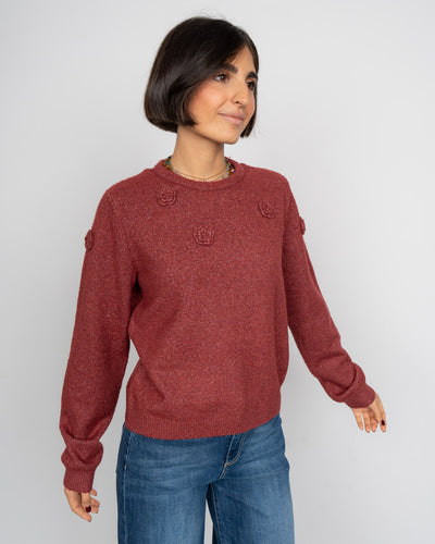 MAGLIONE ROSE BORDEAUX