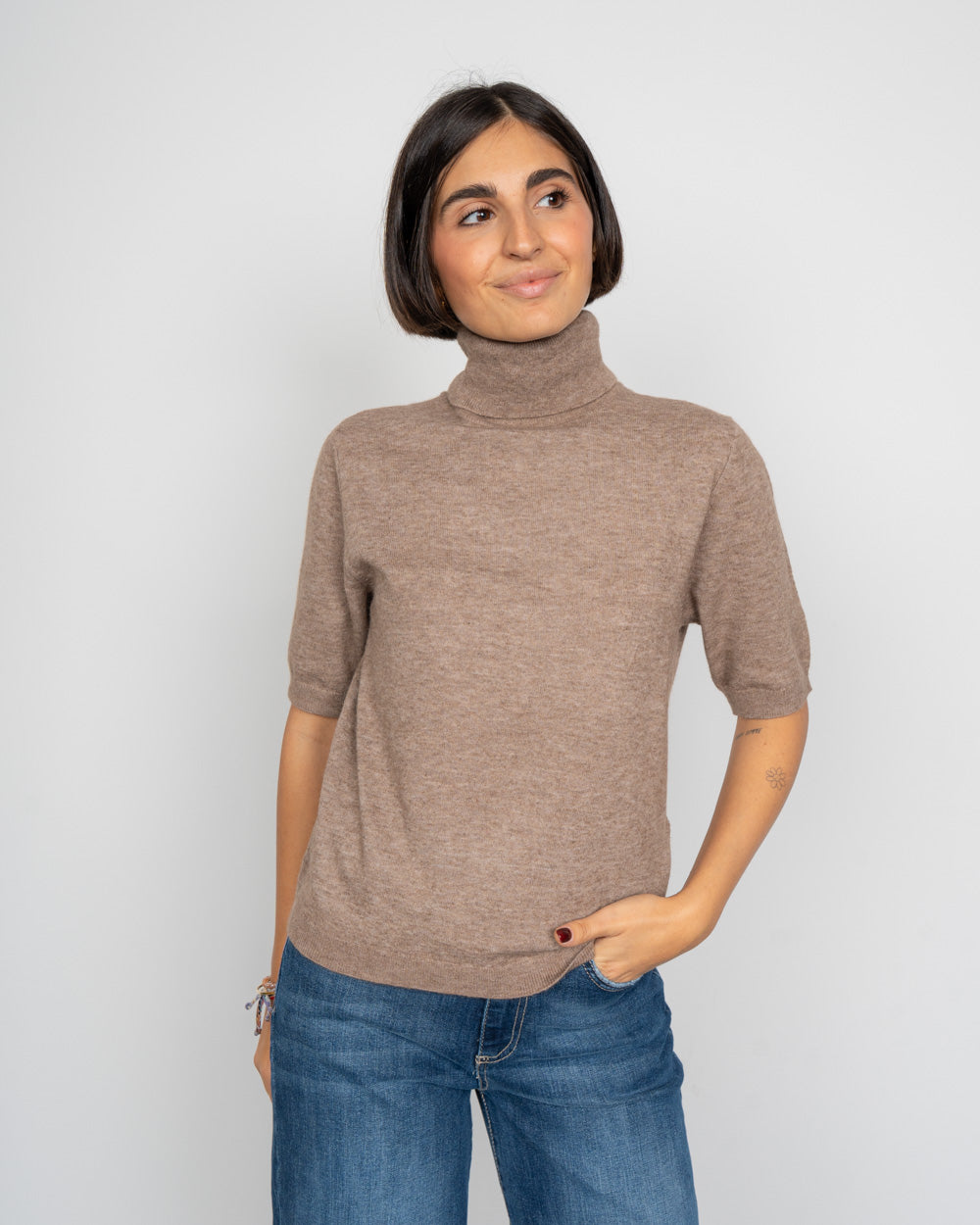MAGLIONE MARINA BEIGE