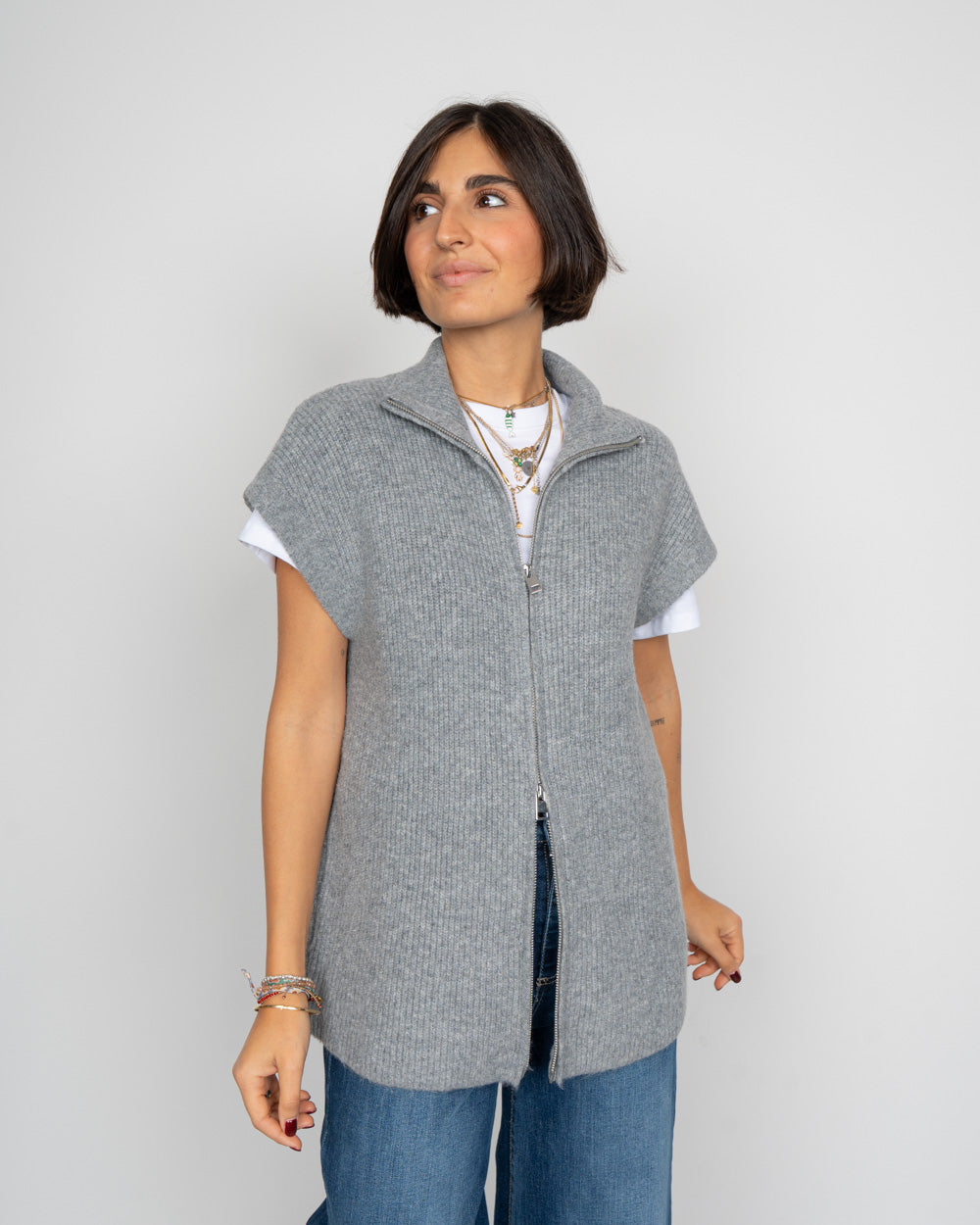 CARDIGAN DUCIE GRIGIO