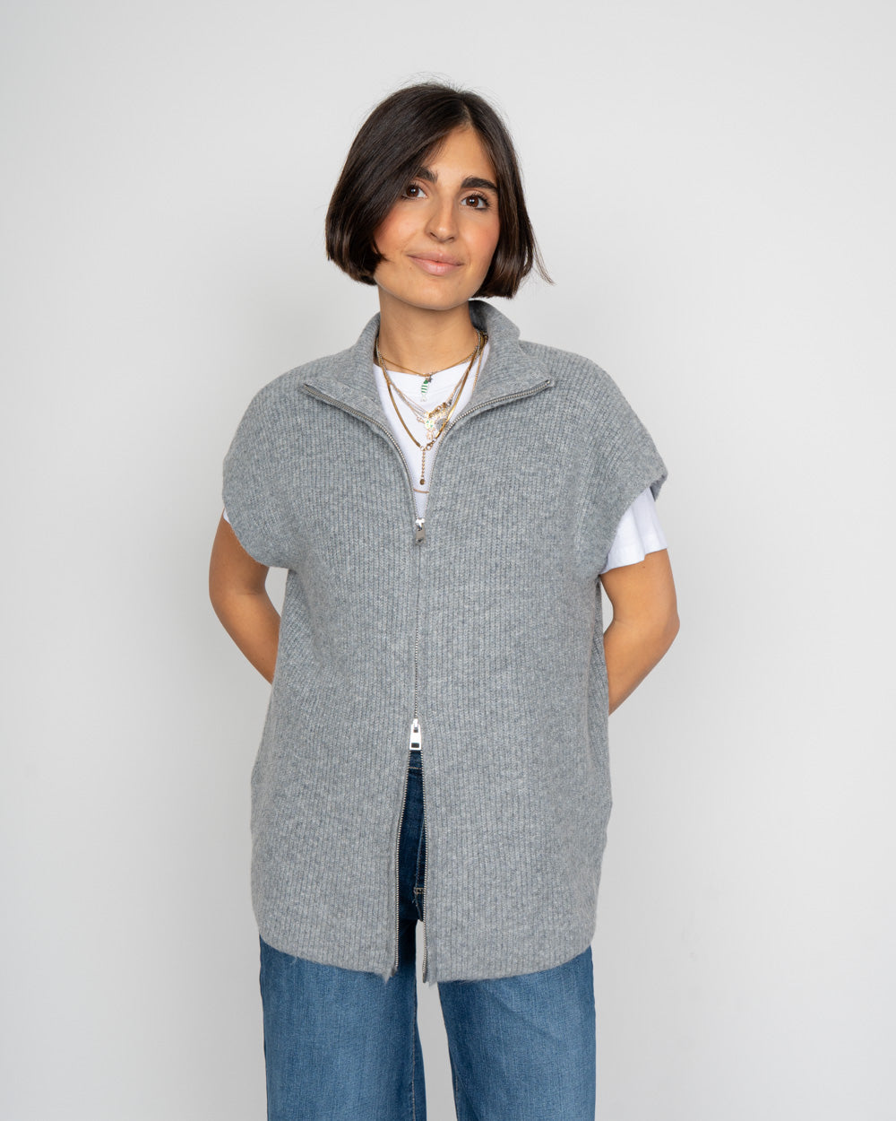 CARDIGAN DUCIE GRIGIO
