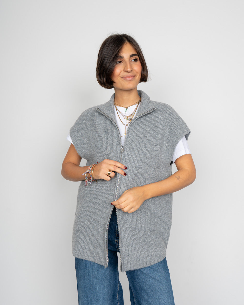 CARDIGAN DUCIE GRIGIO