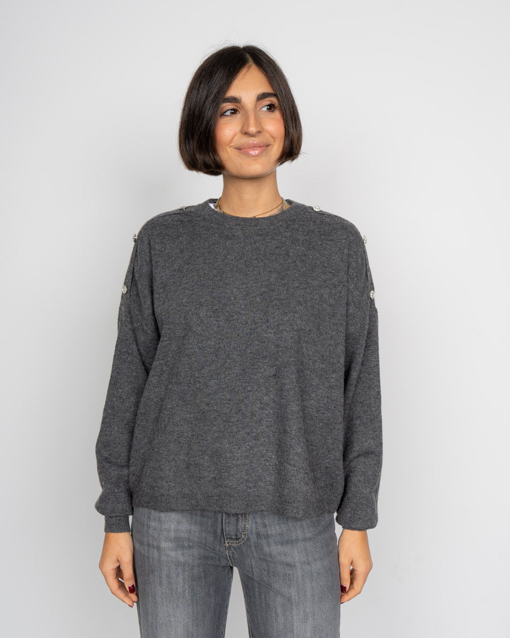 MAGLIONE JOYA GRIGIO SCURO